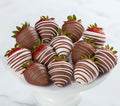 Milk & White Chocolate Dipped Strawberries