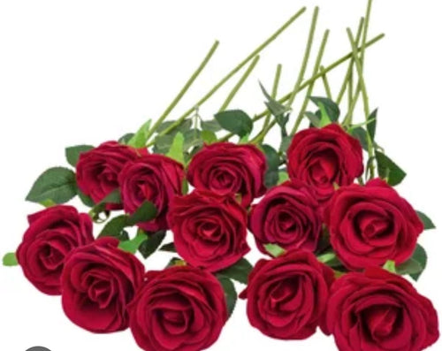 24 Red Roses & Chocolate-Covered Strawberries